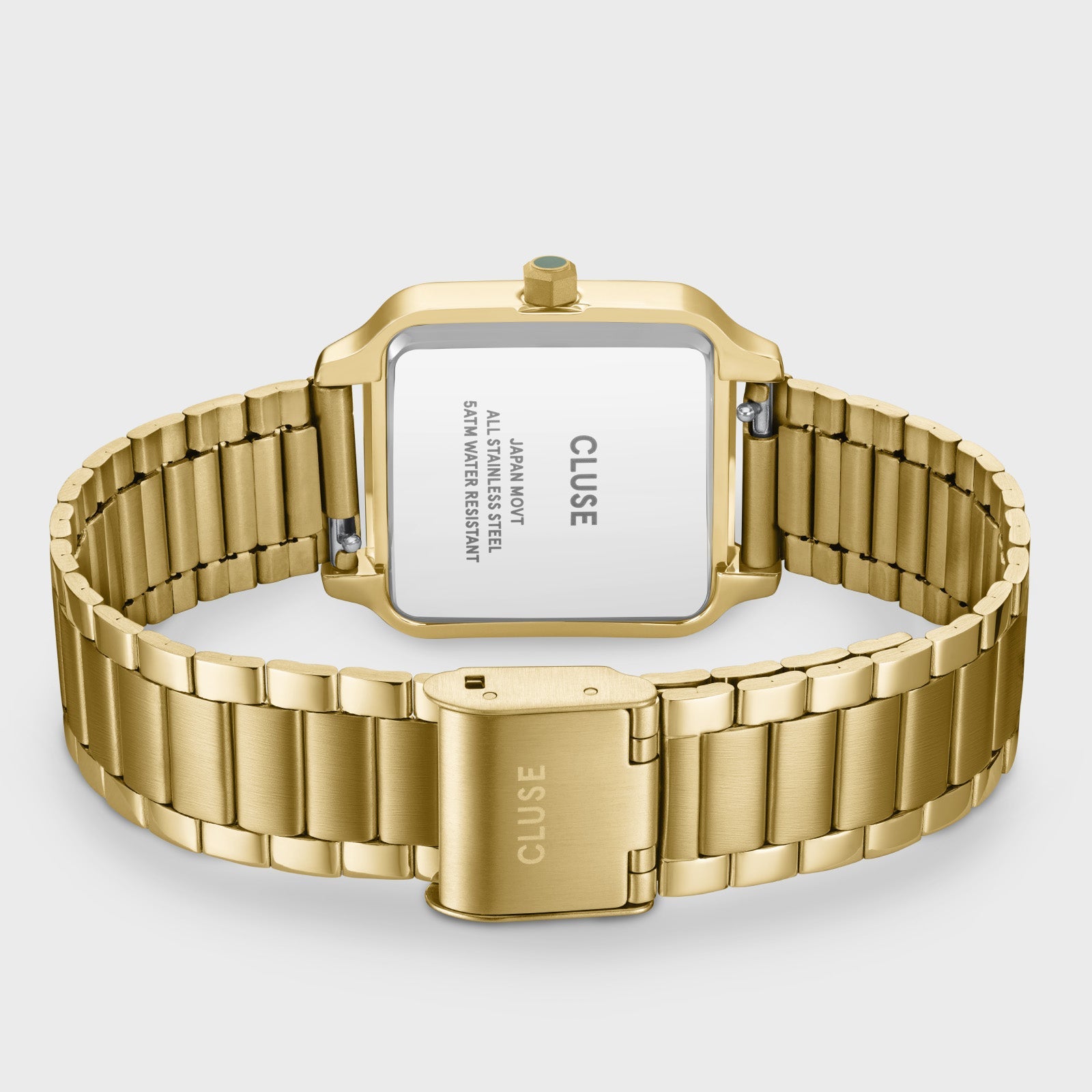 Gracieuse Watch Steel, Sage Green, Gold Colour